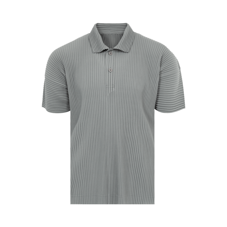 Homme Plissé Issey Miyake MC May Polo "Warm Grey"