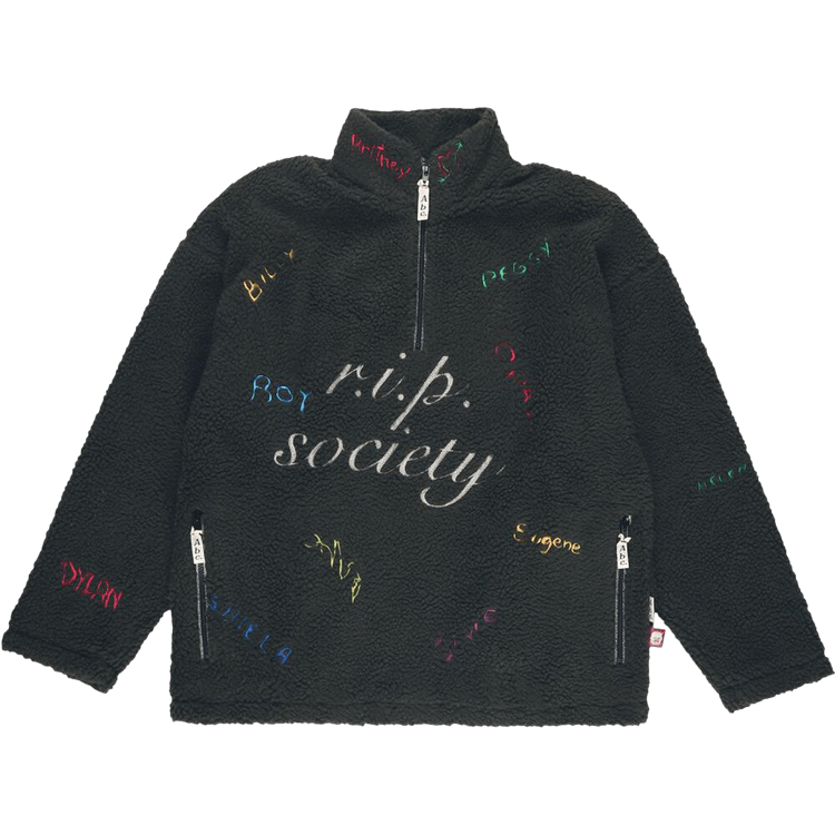 Advisory Board Crystals In The End Boa Fleece Hoodie "Green"