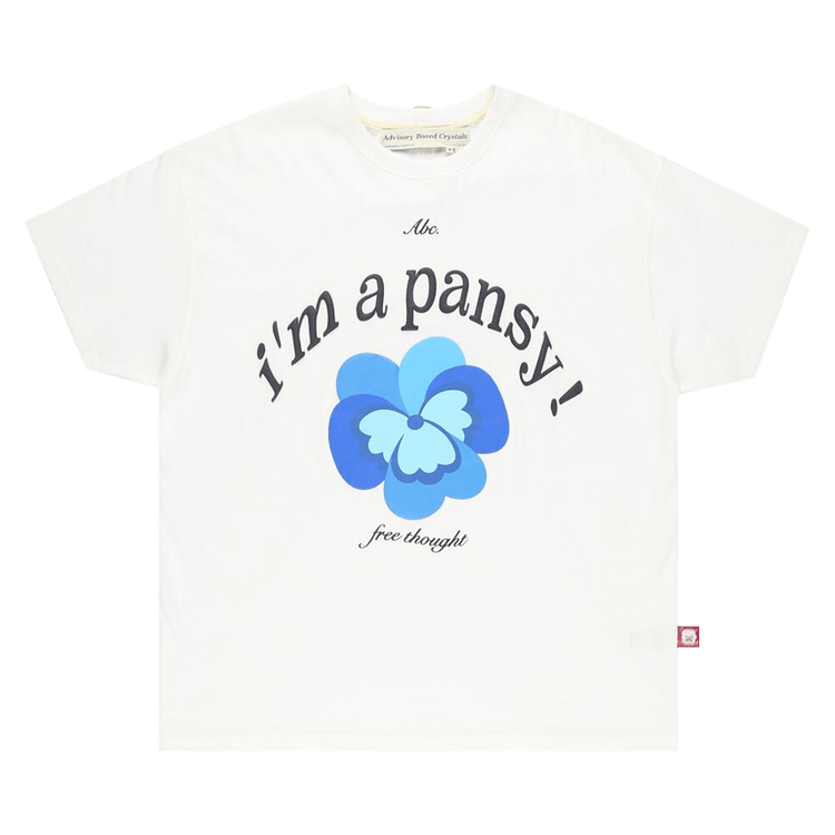 Advisory Board Crystals Pansy T-Shirt "White"