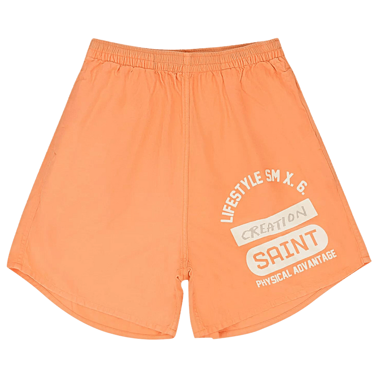 SAINT Mxxxxxx Creation Easy Shorts "Orange"