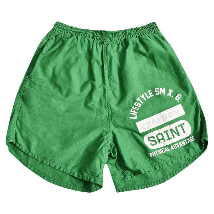 SAINT Mxxxxxx Creation Easy Shorts "Green"