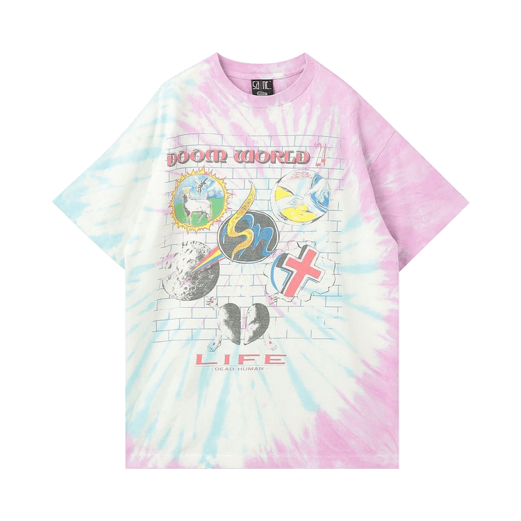 SAINT Mxxxxxx Door WRLD Tee "Tie Dye"