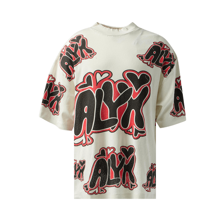 1017 ALYX 9SM Oversized Needle Punch Tee "Tan"