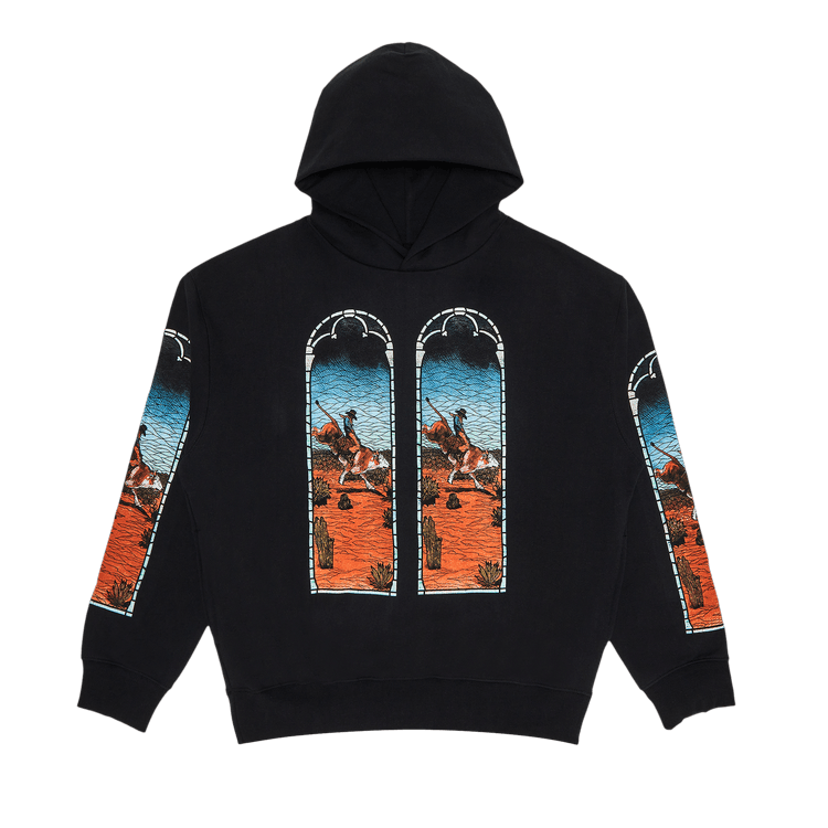 Who Decides War x EST Gee Stained Glass Hoodie "Black"