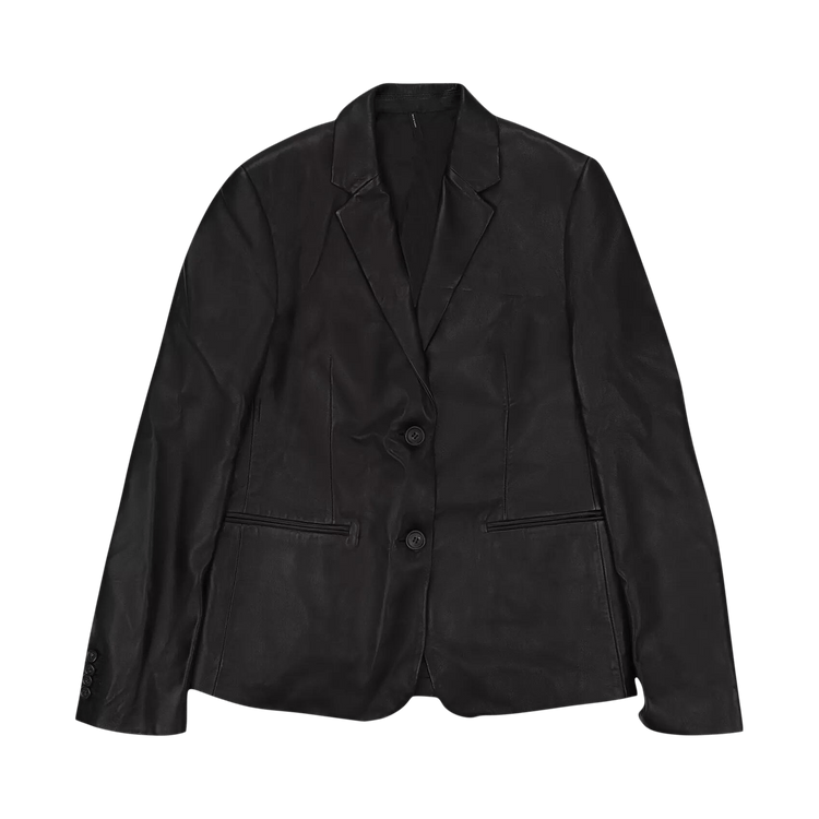 Helmut Lang Leather Blazer "Onyx"