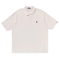 BAPE Ape Head One Point Polo "Ivory"