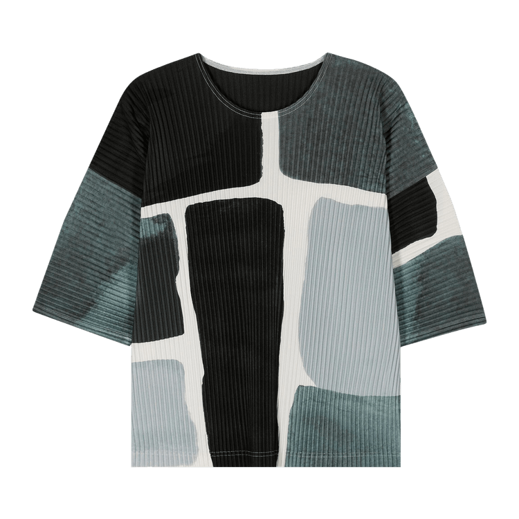 Homme Plissé Issey Miyake Landscape T-Shirt "Grey"