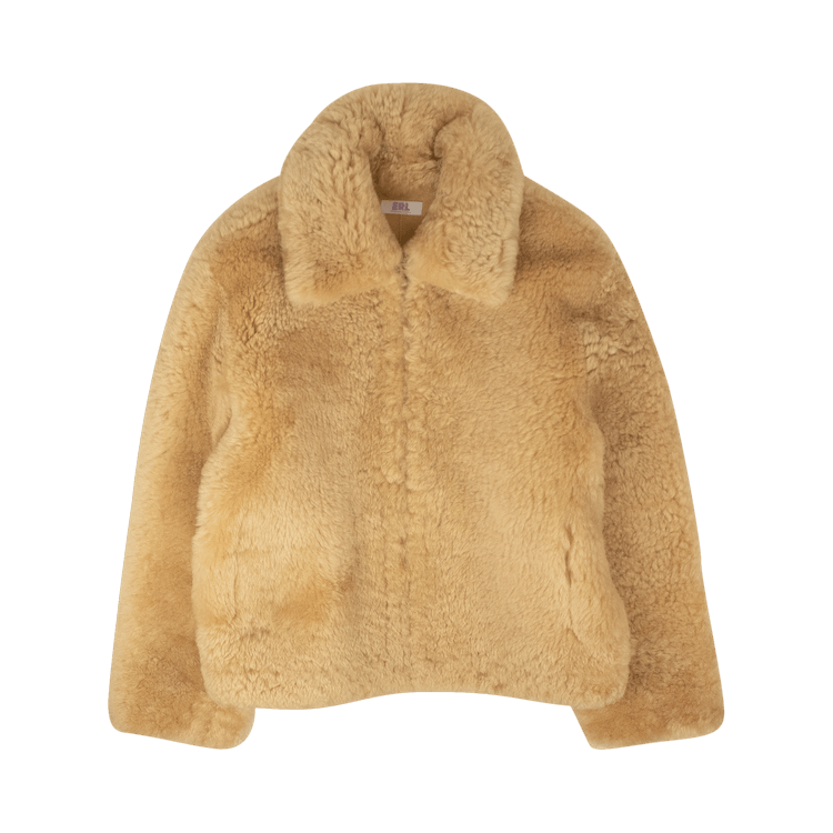 ERL Shearling Coat "Beige"