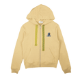 Lanvin Printed Zip Up Hoodie "Beige"