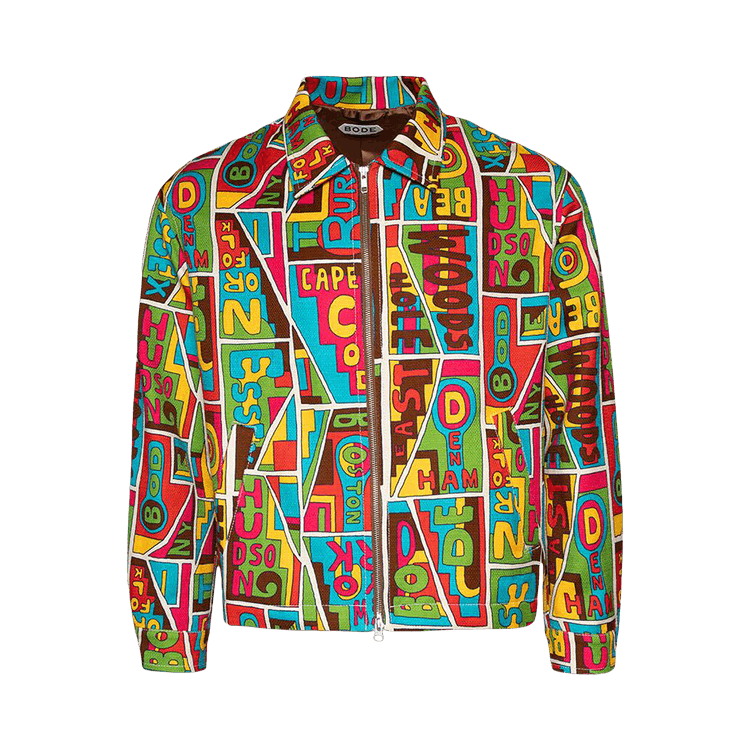 Bode New England Mosaic Jacket "Multicolor"