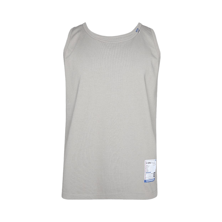 Maison Mihara Yasuhiro Heavy Weight Jersey Tank Top "Light Grey"