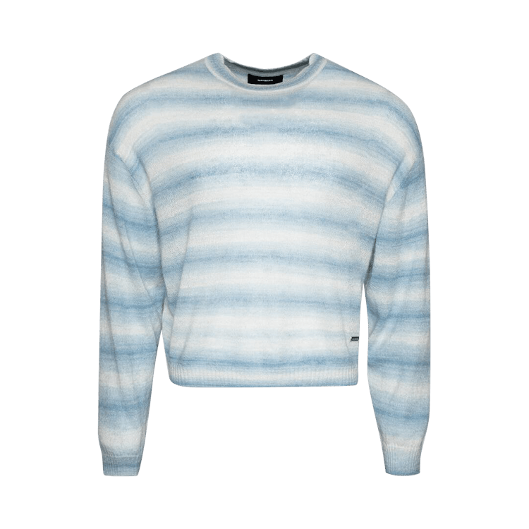Nahmias Striped Knit Boxy Crewneck "Ocean Stripe"