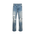 Nahmias Tinted Wide Straight Jeans "Light Wash Denim"
