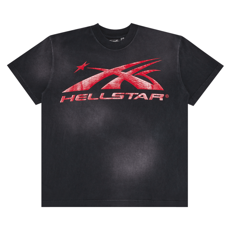 Hellstar Gel Sport Logo T-Shirt "Black/Red"