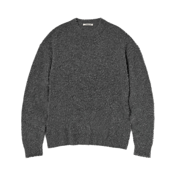 Auralee Brushed Wool Knit "Grey"