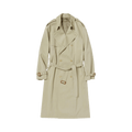 Auralee Trench Coat "Light Khaki"
