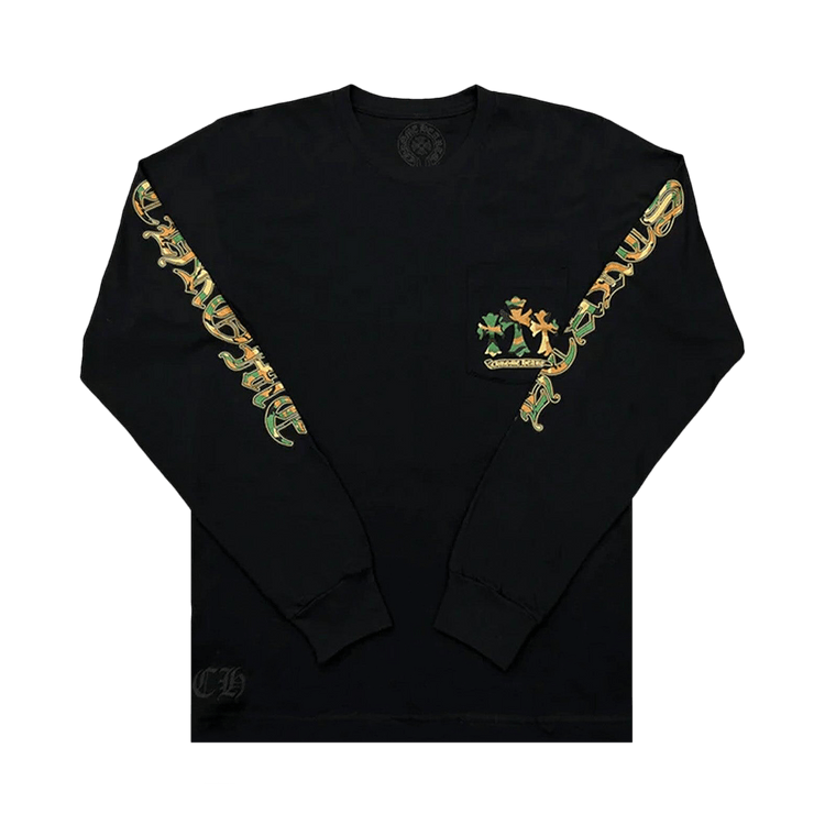 Chrome Hearts Horse Shoe Long-Sleeve T-Shirt "Black/Camo"