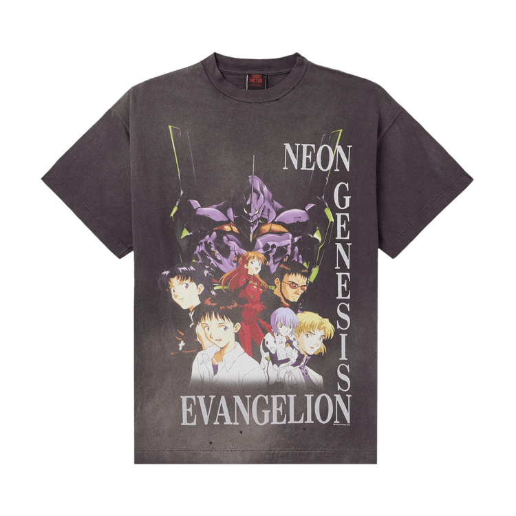 SAINT Mxxxxxx Evangelion Neon Genesis Tee "Black"