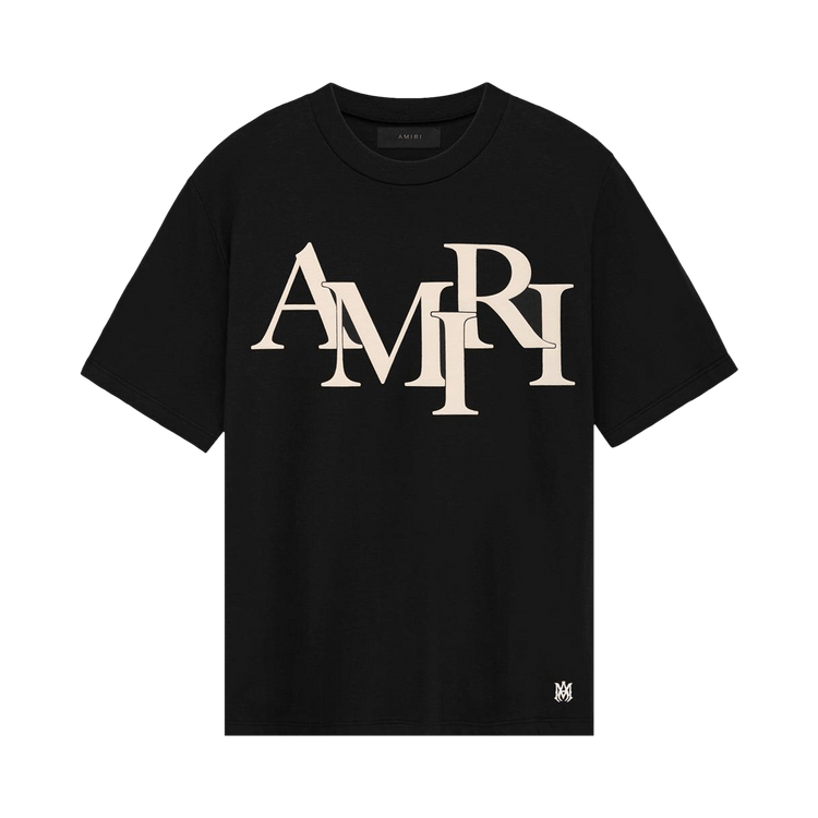 Amiri Staggered Tee "Black"