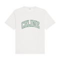 CELINE Loose T-Shirt "Off White/Green College"