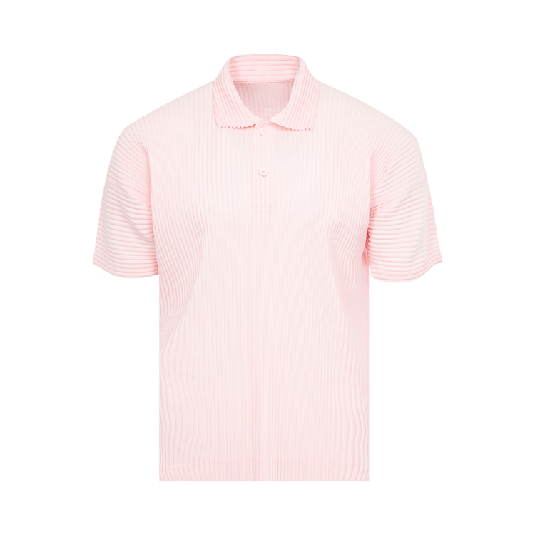 Issey Miyake Short-Sleeve Shirt "Light Pink"