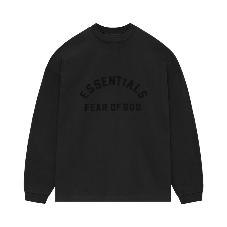 Fear of God Essentials Heavy Long-Sleeve Tee "Black"