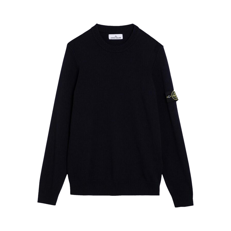 Stone Island Lambs Wool Crewneck "Navy Blue"