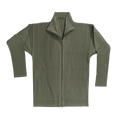 Homme Plissé Issey Miyake Color Pleats Coat "Sage Green"