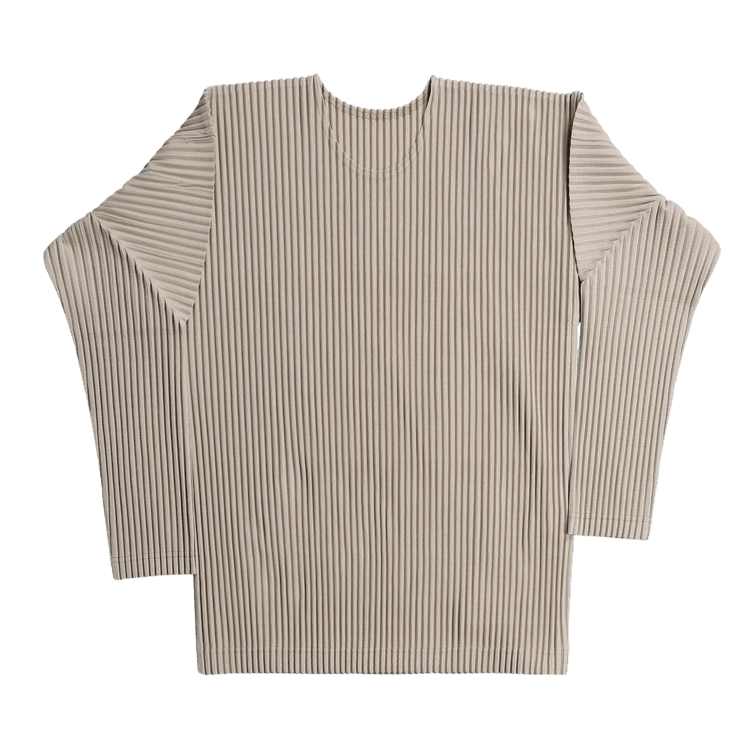 Homme Plissé Issey Miyake Color Pleats Top "Linen Beige"
