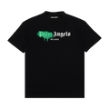 Palm Angels Milano Sprayed T-Shirt "Black/Green"