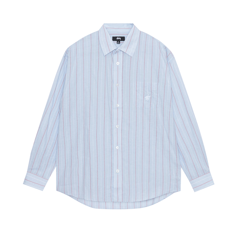 Stussy Classic Striped Shirt "Light Blue"