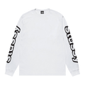 Stussy Sideways Long-Sleeve Tee "White"