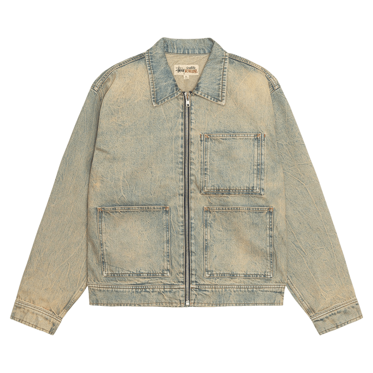 Stussy Zip Work Jacket "Beach Wash"