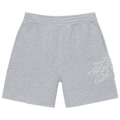 Stussy Fleece Tonal Appliqué Short "Grey Heather"