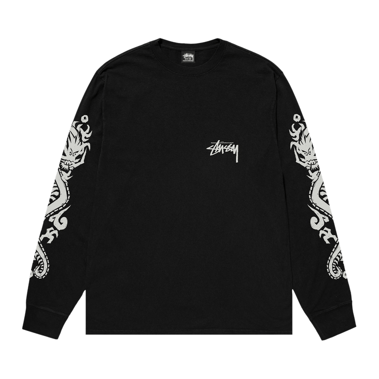 Stussy Dragons Long-Sleeve Tee "Black"