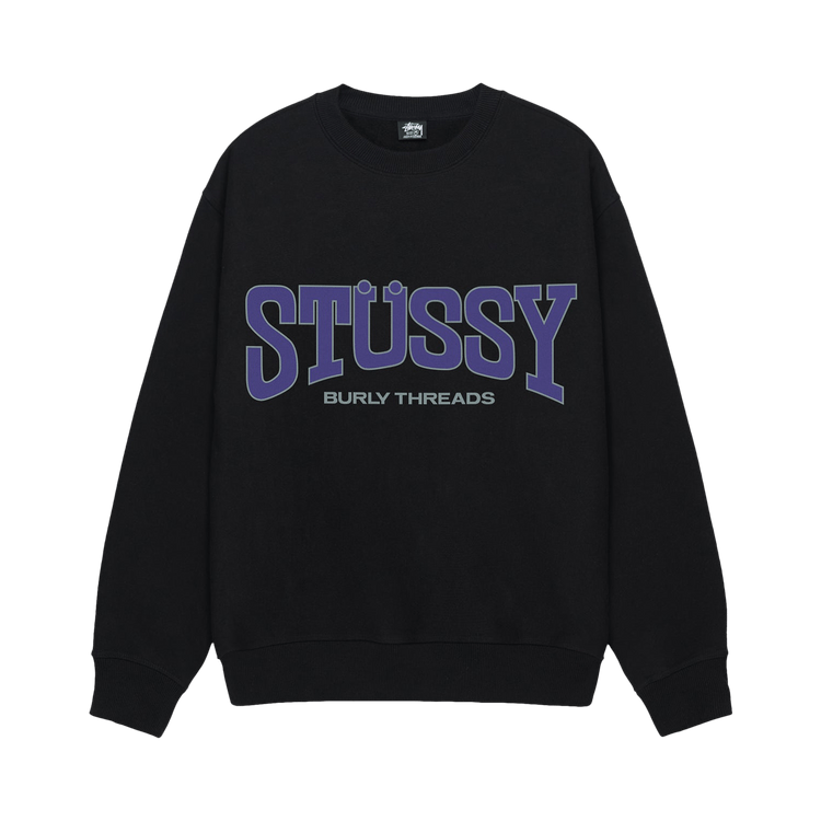Stussy Burly Threads Crew "Black"
