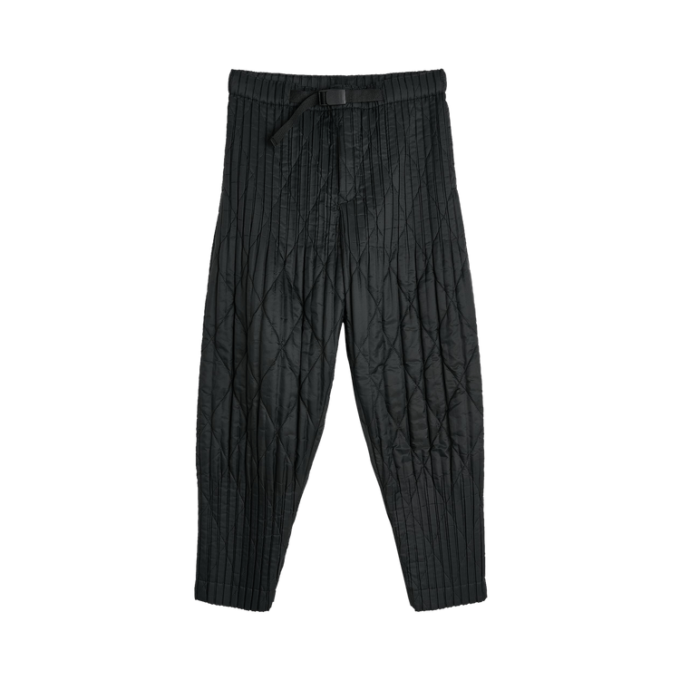 Issey Miyake Padded Pleats Trousers "Black"