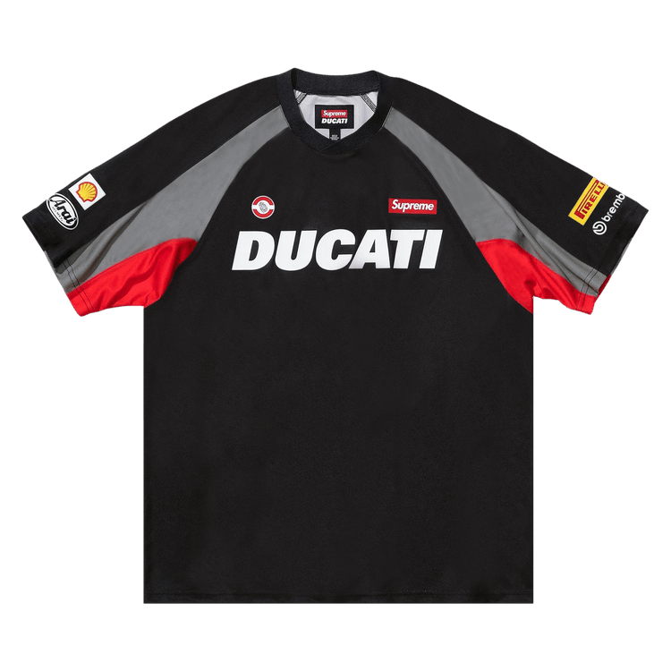 Supreme x Ducati Soccer Jersey "Black"
