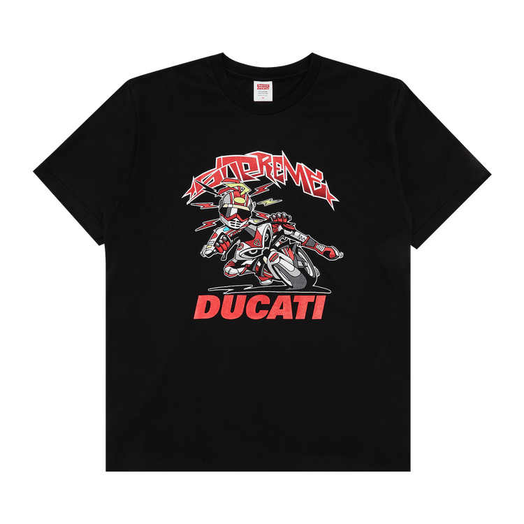 Supreme x Ducati Bike Tee "Black"