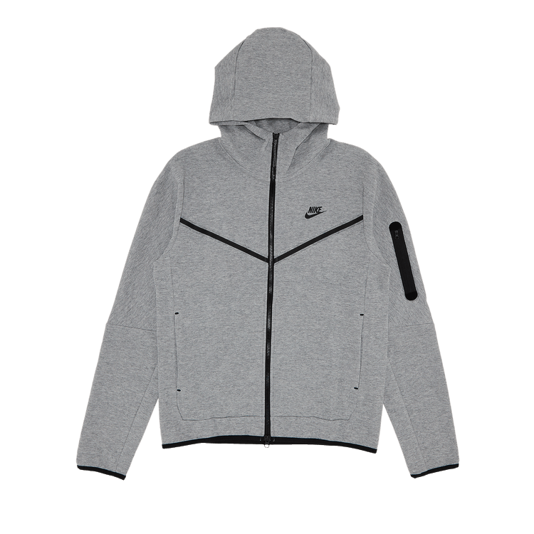 Nike Tech Fleece Full Zip Hoodie "Heather Grey"