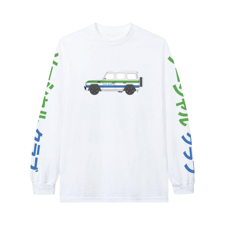 Anti Social Social Club Pizza Bun And Tire Long-Sleeve "White"