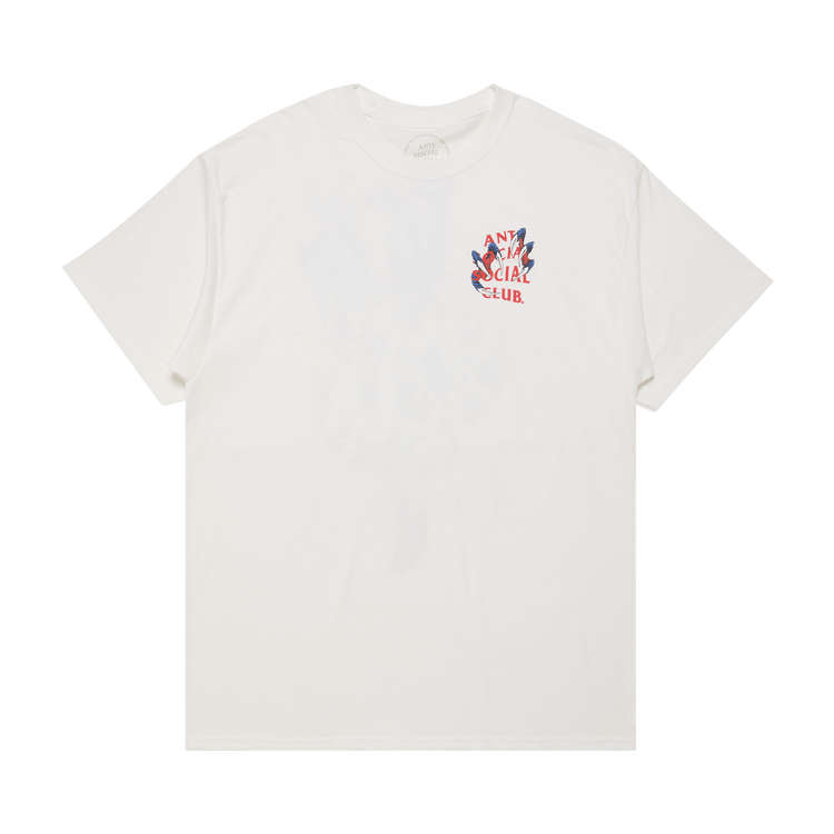 Anti Social Social Club Double Dragon Tee "White"