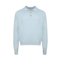 Bode Cashmere Polo "Cerulean"