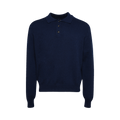 Bode Cashmere Polo "Navy"