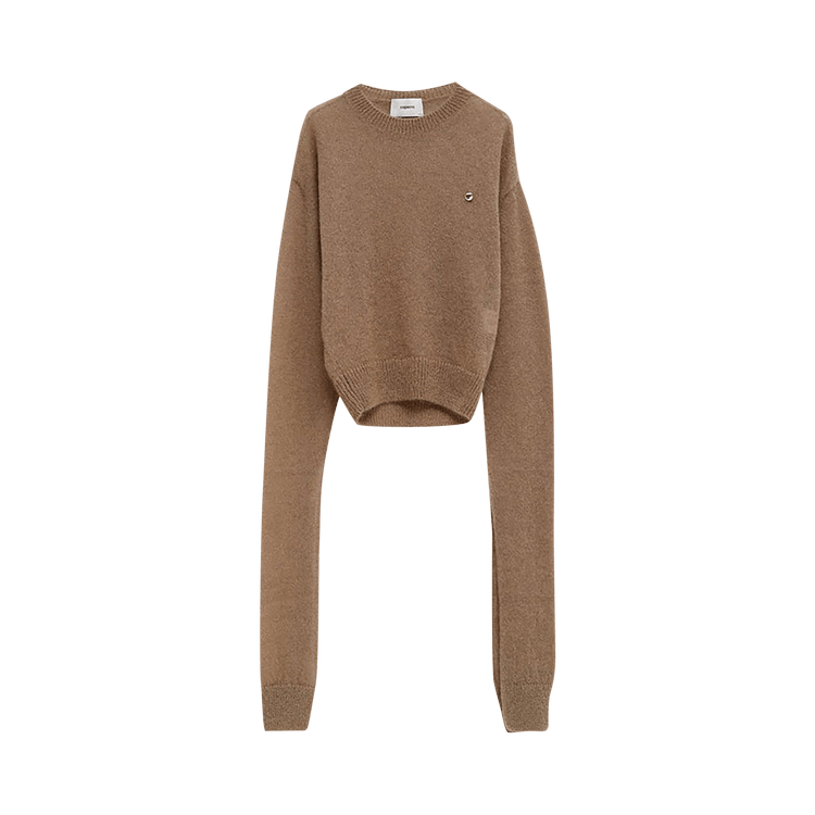 Coperni Knotted Sleeves Sweater "Light Brown"