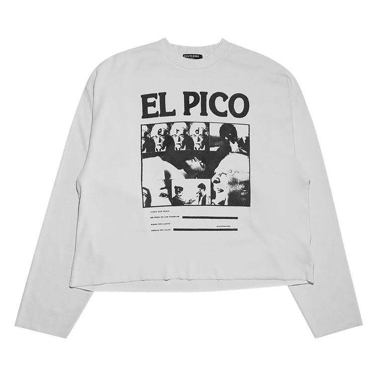Enfants Riches Déprimés El Pico Rib Long-Sleeve T-Shirt "Faded White"