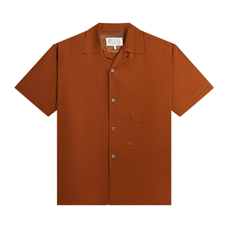 Maison Margiela Short-Sleeve Shirt "Brown"