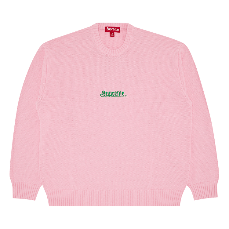 Supreme Old English Sweater "Pink"