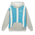 GOLF WANG Crochet Front Hoodie "Heather Grey"
