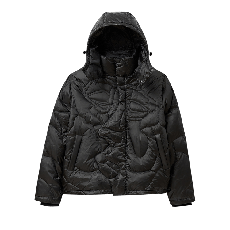 KidSuper Kissing Puffer Jacket "Black"